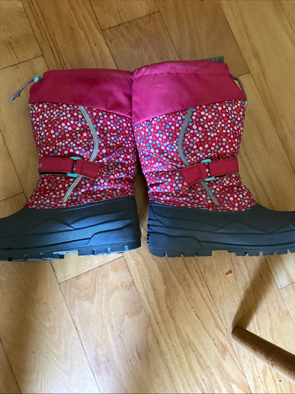 L.L. Bean Kids snow boots big girl size 6 - Picture 3 of 7